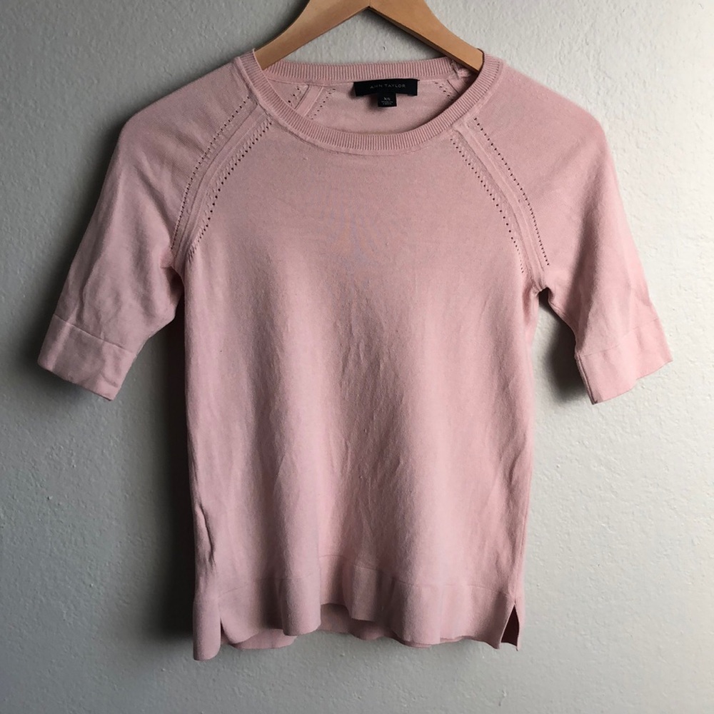Ann Taylor Cropped Sweater